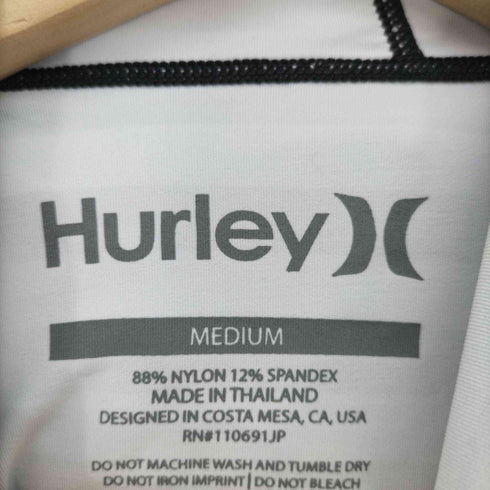 ハーレー Hurley ボーダー ジップアップ ラッシュガード パーカー レディース import:M