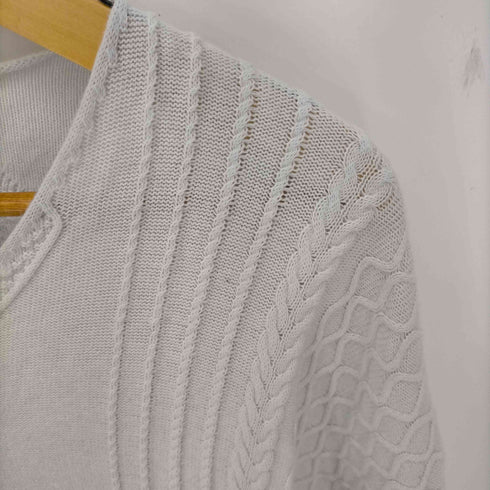 ダンケシェーン Danke Schon 12GG ARAN KNIT S/S TEE メンズ FREE