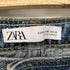 ザラ ZARA ダメージ加工 テーパード リラックス ダメージ デニムパンツ レディース 32