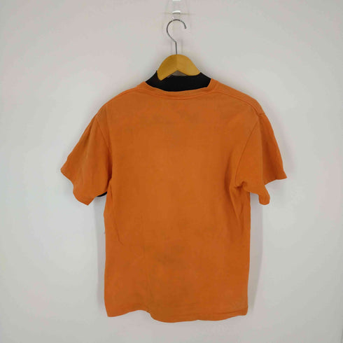 ステューシー Stussy 90 MADE IN USA ボーンロゴプリント 紺タグ シングルステッチ Tシャツ メンズ import:M