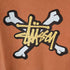ステューシー Stussy 90 MADE IN USA ボーンロゴプリント 紺タグ シングルステッチ Tシャツ メンズ import:M