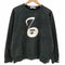 アベイシングエイプ A BATHING APE 00S 音符ape head ラグランスリーブ スウェット メンズ JPN:M