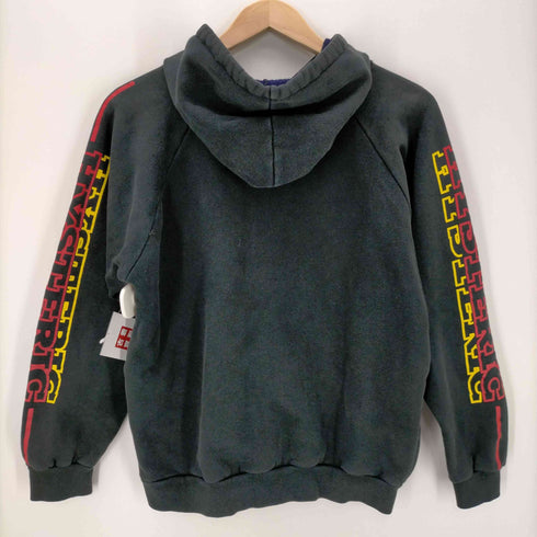 ヒステリックグラマー HYSTERIC GLAMOUR OLD ロゴ 袖プリント プルオーバーパーカー レディース