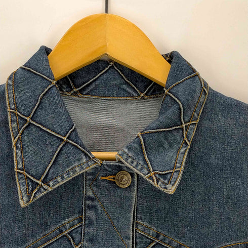 カルバンクライン CALVIN KLEIN パッチワーク デニムジャケット レディース