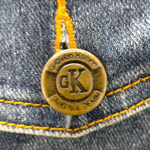 カルバンクライン CALVIN KLEIN パッチワーク デニムジャケット レディース