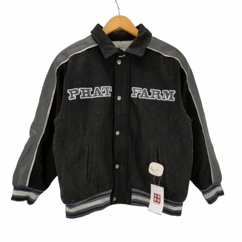 ファット ファーム PHAT FARM 両面ロゴワッペン レザー スタジャン レディース import:M