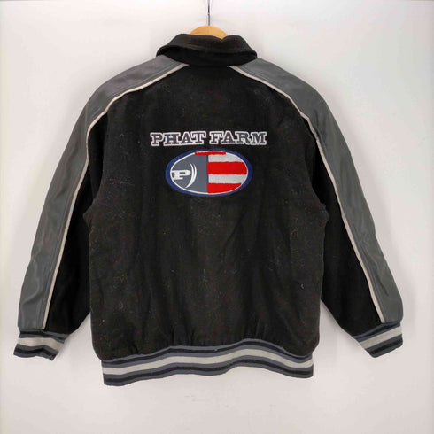 ファット ファーム PHAT FARM 両面ロゴワッペン レザー スタジャン レディース import:M
