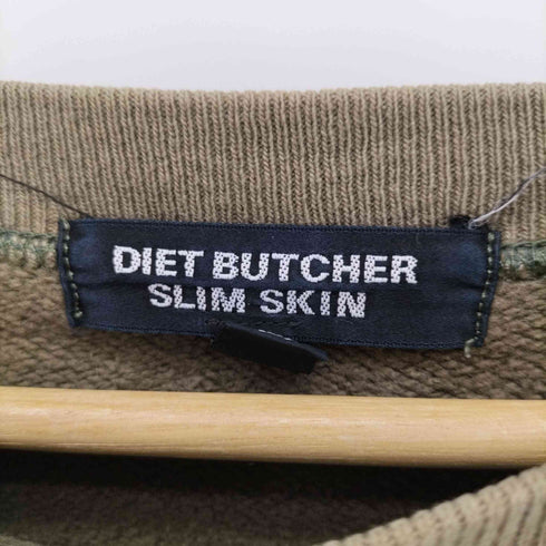 ダイエットブッチャースリムスキン DIET BUTCHER SLIM SKIN 卍固め プロレスプリント スウェット トレーナー メンズ JPN:2