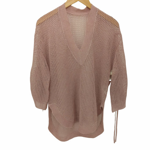 スタイルミキサー STYLEMIXER 23SS リネンメッシュディープVニット レディース FREE