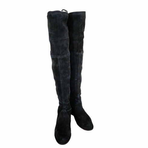 スチュアート ワイツマン STUART WEITZMAN スペイン製 Lowland Bold スエード オーバーニー ブーツ レディース 6 1/2 M