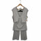 ウィルフリー willfully u neck vest & center slit pt SET UP レディース FREE