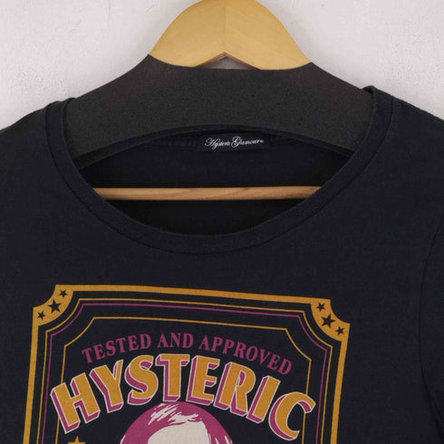 ヒステリックグラマー HYSTERIC GLAMOUR CAT SCRATCH FEVER GIRL LOGO LONG SLEEVE TEE レディース FREE