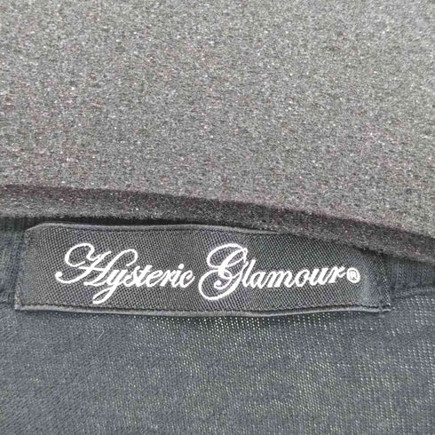ヒステリックグラマー HYSTERIC GLAMOUR CAT SCRATCH FEVER GIRL LOGO LONG SLEEVE TEE レディース FREE