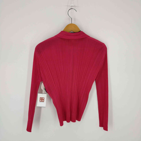 プリーツプリーズイッセイミヤケ PLEATS PLEASE ISSEY MIYAKE 18SS プリーツシャツ ハーフジップ レディース JPN:3