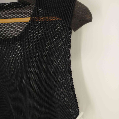 プリーツプリーズイッセイミヤケ PLEATS PLEASE ISSEY MIYAKE 19SS メッシュ ノースリーブカットソー レディース JPN:3