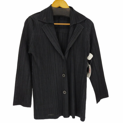 プリーツプリーズイッセイミヤケ PLEATS PLEASE ISSEY MIYAKE 21AW プリーツ オープンカラーシャツ レディース JPN:3