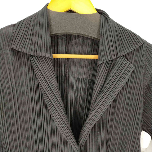 プリーツプリーズイッセイミヤケ PLEATS PLEASE ISSEY MIYAKE 21AW プリーツ オープンカラーシャツ レディース JPN:3