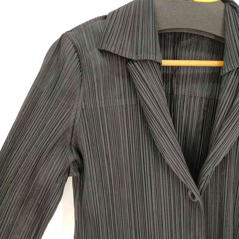 プリーツプリーズイッセイミヤケ PLEATS PLEASE ISSEY MIYAKE 21AW プリーツ オープンカラーシャツ レディース JPN:3