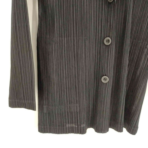 プリーツプリーズイッセイミヤケ PLEATS PLEASE ISSEY MIYAKE 21AW プリーツ オープンカラーシャツ レディース JPN:3