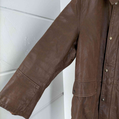 ピエールカルダン pierre cardin レザーカーコート メンズ JPN:50