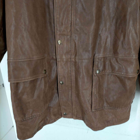 ピエールカルダン pierre cardin レザーカーコート メンズ JPN:50