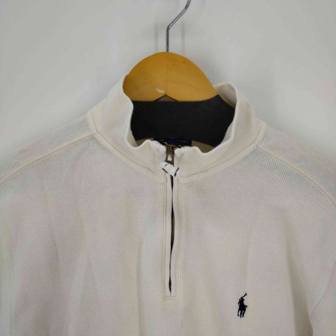 ポロラルフローレン POLO RALPH LAUREN ハーフジップ コットン ニット メンズ import:L