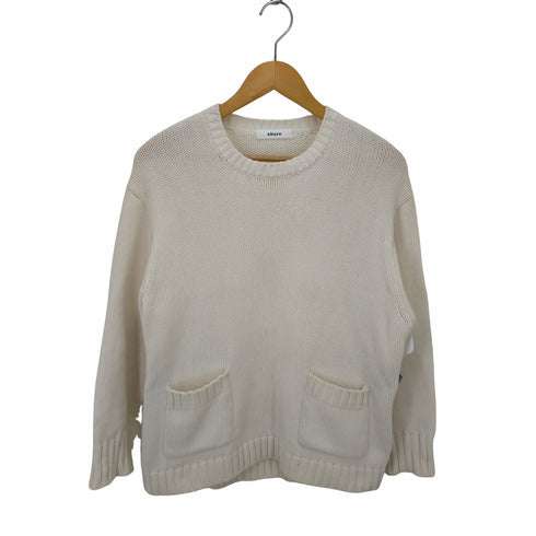 エブール ebure 21SS コットンカシミアローゲージクルーネック レディース