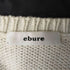 エブール ebure 21SS コットンカシミアローゲージクルーネック レディース