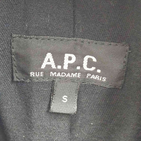 アーペーセー A.P.C. エポレット ウールメルトンリブブルゾン メンズ S
