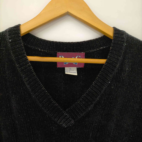 デニムアンドコー Denim&Co 90S~00S Vネックアクリルニット レディース 1X
