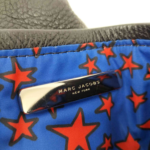 マークジェイコブス MARC JACOBS 裏地総柄 レザートートバッグ レディース