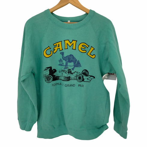 CAMEL 4段プリントラグランスウェット メンズ import:M
