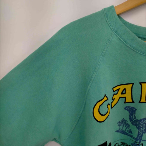 CAMEL 4段プリントラグランスウェット メンズ import:M