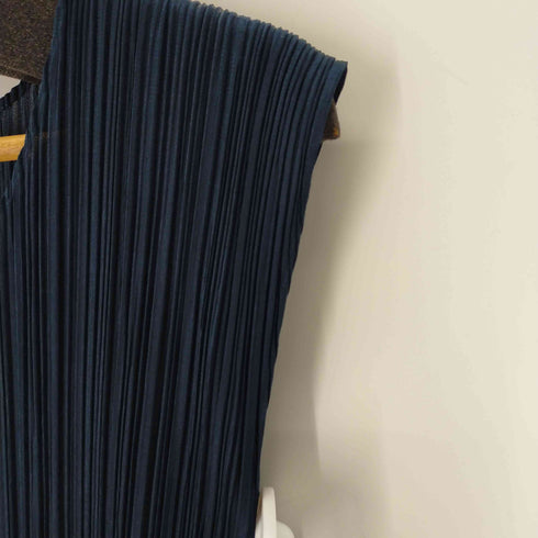 プリーツプリーズイッセイミヤケ PLEATS PLEASE ISSEY MIYAKE 23SS ノースリーブロングワンピース レディース JPN:2
