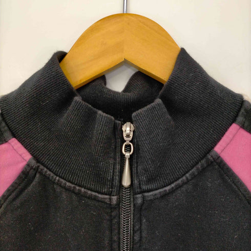 ハーレーダヴィットソン HARLEY DAVIDSON 00S バック刺繍アームライントラックジャケット レディース import:XL