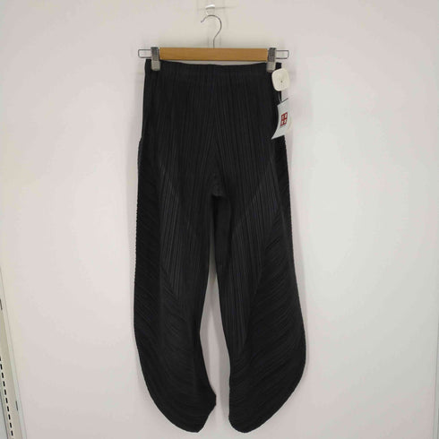 プリーツプリーズイッセイミヤケ PLEATS PLEASE ISSEY MIYAKE 19SS プレスデザイン切替アラジンパンツ レディース JPN:3