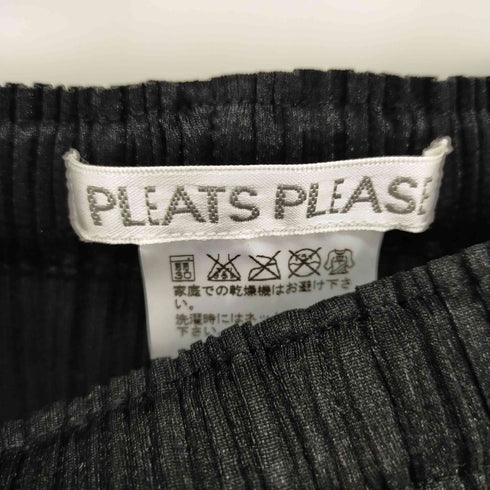 プリーツプリーズイッセイミヤケ PLEATS PLEASE ISSEY MIYAKE 19SS プレスデザイン切替アラジンパンツ レディース JPN:3