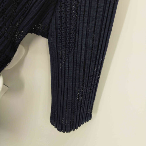 プリーツプリーズイッセイミヤケ PLEATS PLEASE ISSEY MIYAKE 20SS 透かし 前Vワンピース レディース JPN:3