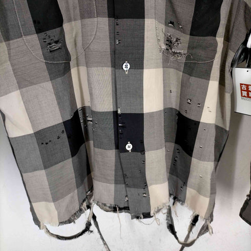 シュガーヒル SUGARHILL 22AW BLOCK CHECK CRASHED SHIRT メンズ JPN:3