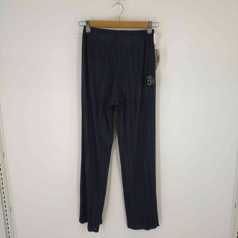 プリーツプリーズイッセイミヤケ PLEATS PLEASE ISSEY MIYAKE 14SS プリント加工 プリーツパンツ レディース JPN:3