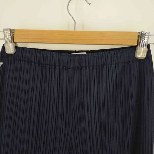 プリーツプリーズイッセイミヤケ PLEATS PLEASE ISSEY MIYAKE 14SS プリント加工 プリーツパンツ レディース JPN:3