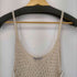 ザラ ZARA メッシュニットキャミワンピース レディース import:M