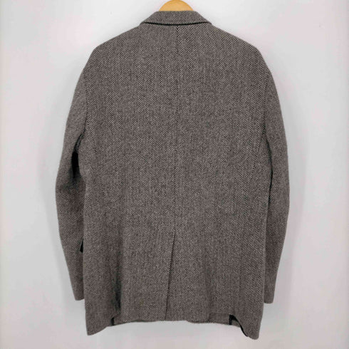 ポロバイラルフローレン Polo by RALPH LAUREN ヘリンボ―ン ツイード 3B シングルテーラドジャケット メンズ import:L