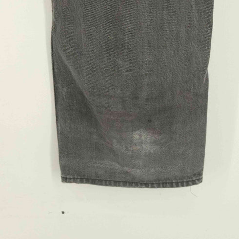 リーバイス Levis 90S 95年製 MADE IN USA 後染め ボタンフライ ブラックデニムパンツ メンズ 40/34