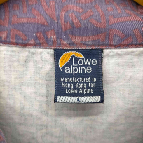 ロウアルパイン Lowe alpine 総柄 S/Sシャツ メンズ JPN:L