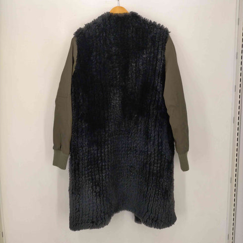 ピンコ PINKO Fabia coat ファーアーム切替コート レディース DE:34
