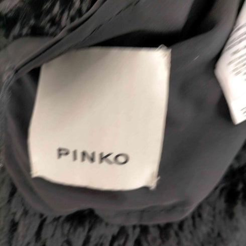 ピンコ PINKO Fabia coat ファーアーム切替コート レディース DE:34