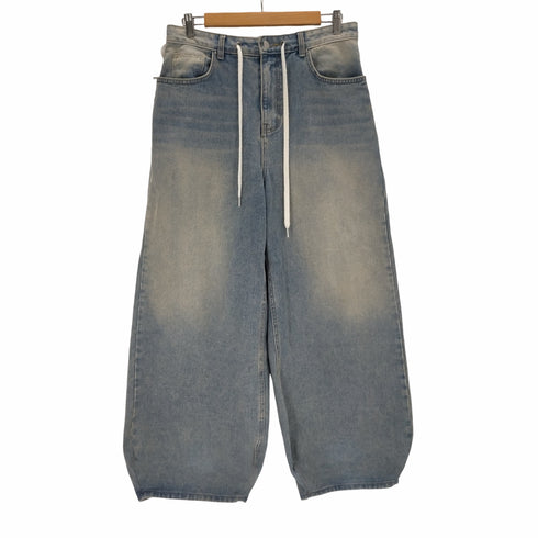 wave denim ガーメントダイ ワイドデニムパンツ メンズ FREE