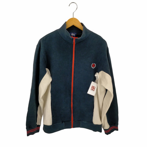 ステューシー Stussy 90S~00S 紺タグ MADE IN CHINA SSリンクロゴスウェットトラックジャケット メンズ import:L