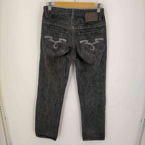 エコーアンリミテッド ECKO UNLTD ストレートブラックデニムパンツ メンズ 30